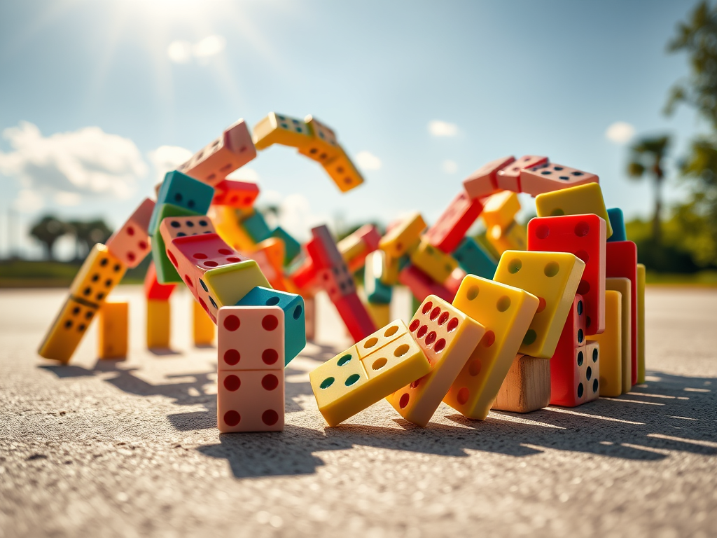 #ChatTuesday #TuesdayThoughts: Like a complicated design of&nbsp;dominoes.