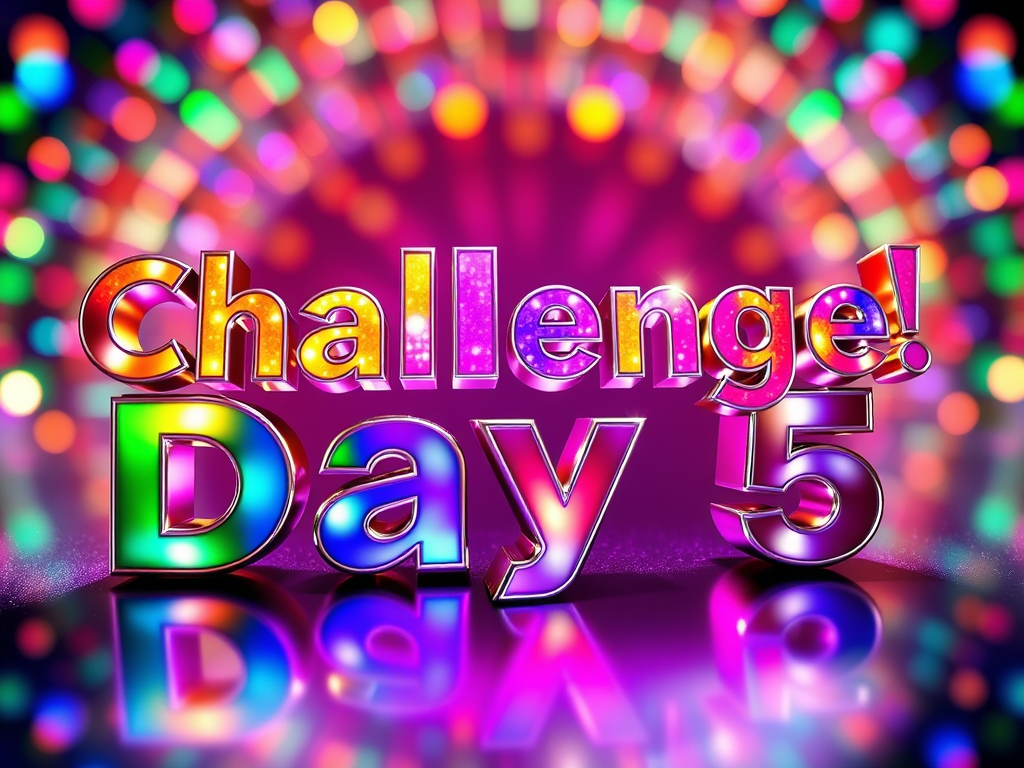 #FridayThoughts: Challenge! Day 5 of&nbsp;#OneNiceThing!